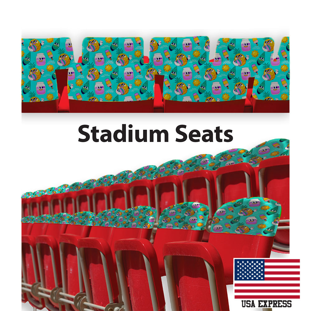 Stadium Seat Back Chair Cover - Fully Dye Sublimated