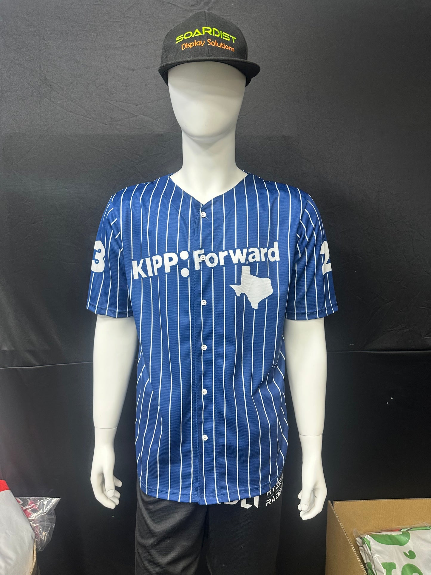 120GSM Milk Silk Custom Button Down Baseball Jersey (Full Dye Sublimation) #USA500044