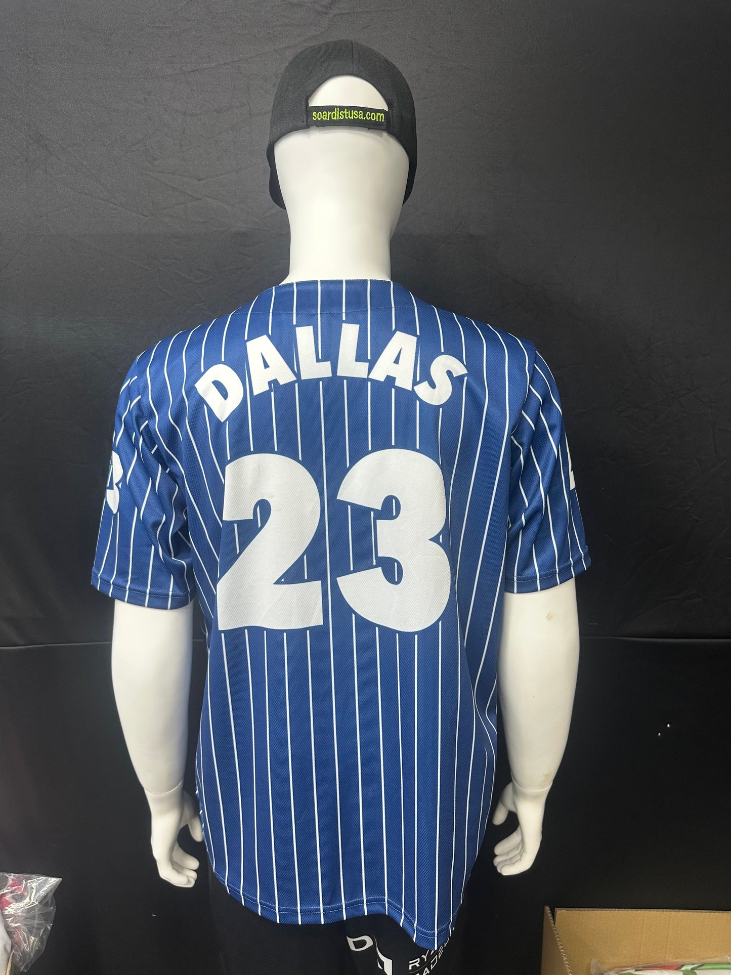 120GSM Milk Silk Custom Button Down Baseball Jersey (Full Dye Sublimation) #USA500044