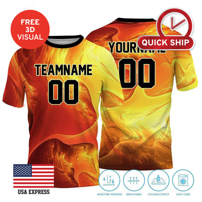 150GSM Mesh Jersey Short Sleeve Crew Neck (Full Dye Sublimation) #USA500002