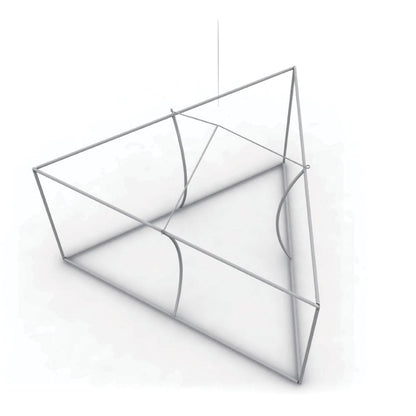 8ft. Triangle Hanging Banner - WS Display