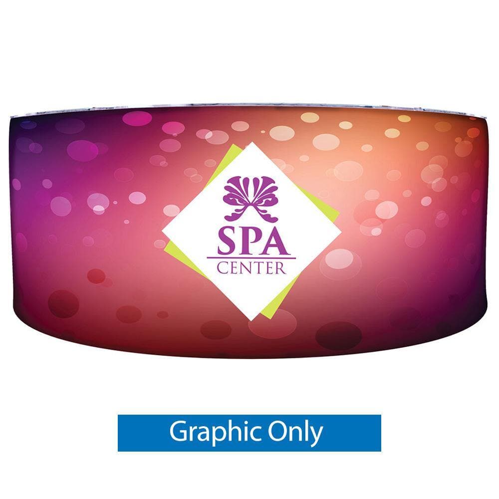 EZ Fabric Curved Counter - WS Display