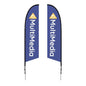 10.5ft. Falcon Custom Flag - WS Display