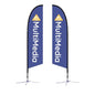 10.5ft. Falcon Custom Flag - WS Display
