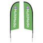 8.25ft. Falcon Custom Flag - WS Display