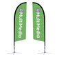 8.25ft. Falcon Custom Flag - WS Display