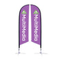 7ft. Falcon Custom Flag - WS Display