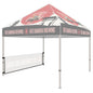 [Prime] 10ft. Tent Half Wall with Steel Rail - WS Display