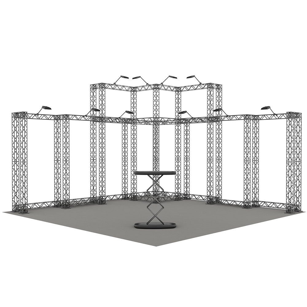 20ft x 20ft Origami SEG Truss Island - D