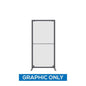 1.3 x 2.4 ft.  QSEG Quick Wall Display - WS Display