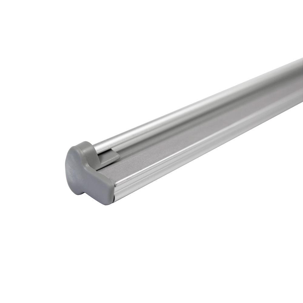 36 in. SilverStep® Retractable Banner Stand Silver Clamp Bar (Hardware Only) - WS Display