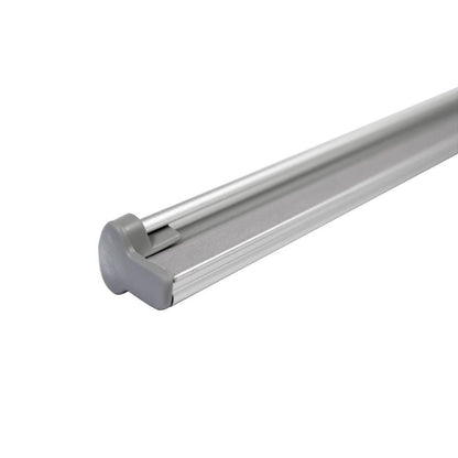 36 in. SilverStep® Retractable Banner Stand Silver Clamp Bar (Hardware Only) - WS Display