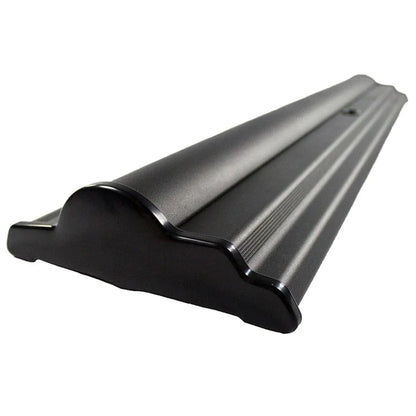 24" SilverStep Retractable Banner Stand (Black and Silver) - WS Display