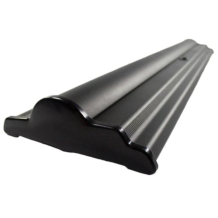 24" SilverStep Tabletop Retractable Banner Stand (Black and Silver) - WS Display