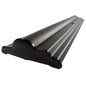 24" SilverStep Tabletop Retractable Banner Stand (Black and Silver) - WS Display
