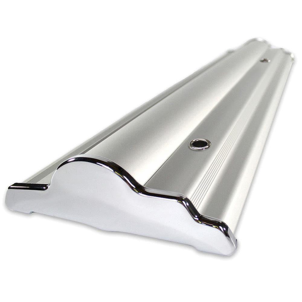 48" SilverStep Retractable Banner Stand (Silver) - WS Display