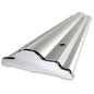 48" SilverStep Retractable Banner Stand (Silver) - WS Display