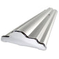 36" SilverStep Tabletop Retractable Banner Stand (Black and Silver) - WS Display