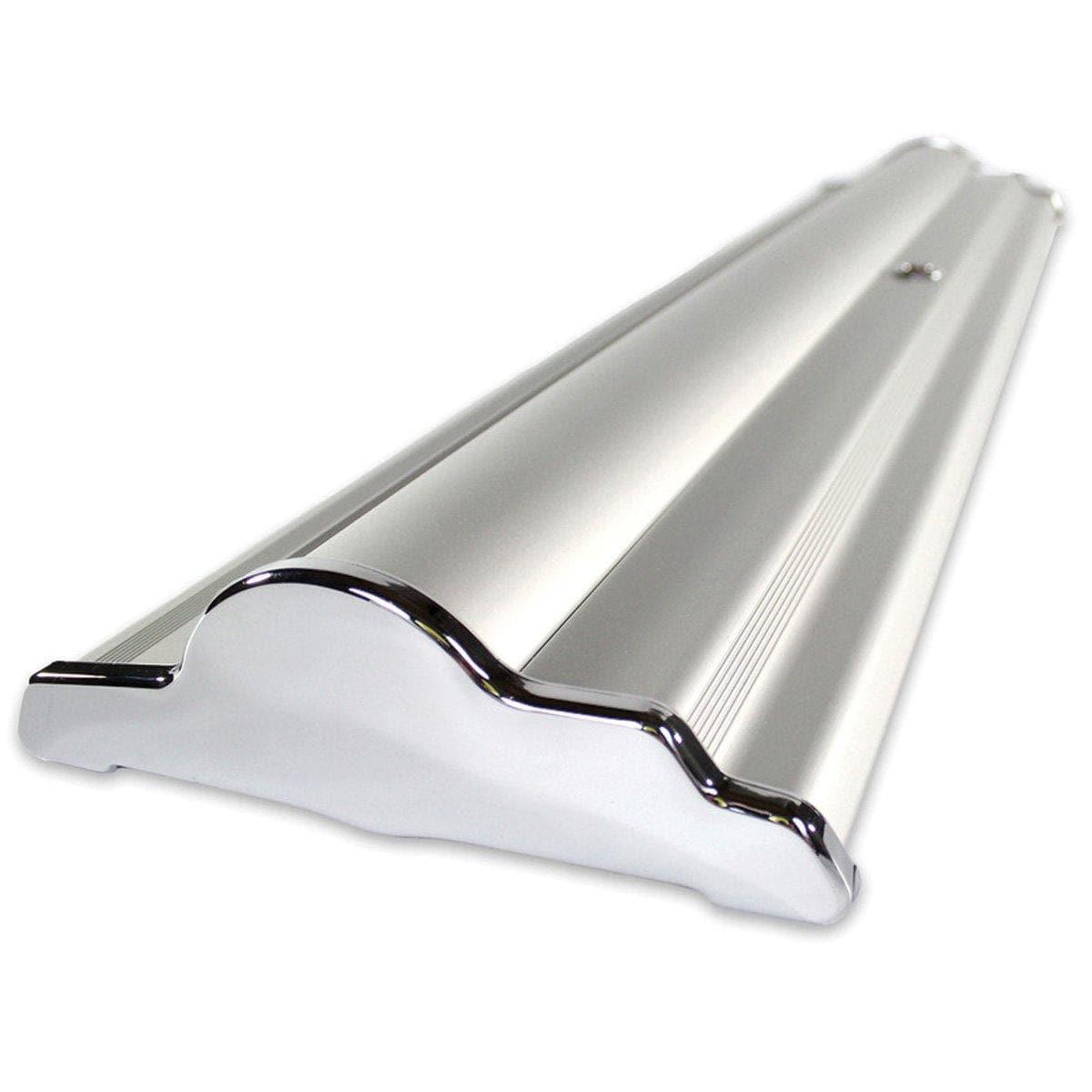 60" SilverStep Tabletop Retractable Banner Stand (Silver) - WS Display