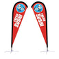 7.5ft. Sunbird Custom Flag - WS Display